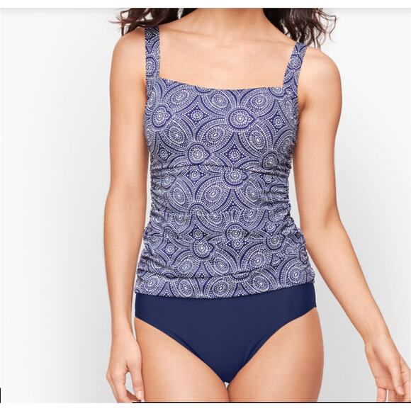 Miraclesuit Other - MiracleSuit Cabana Medallion 2 pc Tankini Top & Basic Bottom | Blue | Plus 18W